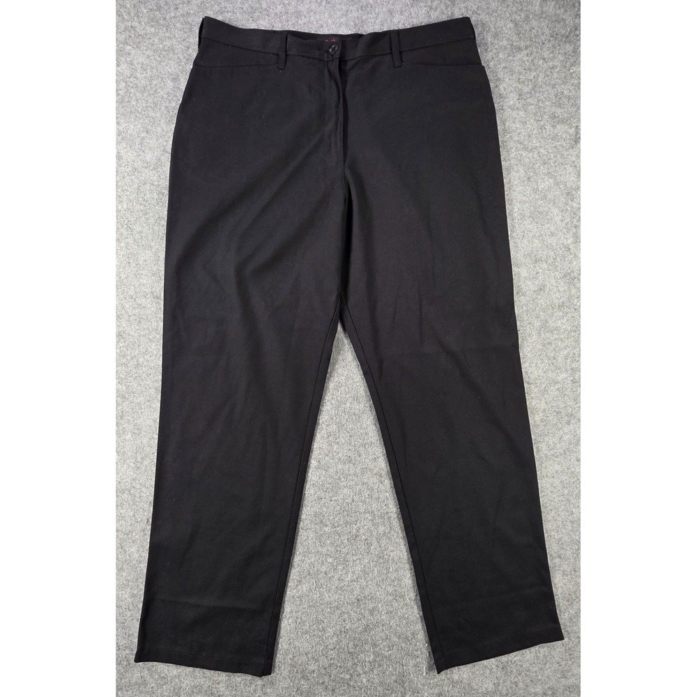 Cintas Women's Cathy Fit Work Pants 389-35 Black size 16 Reg